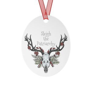 Gothic Sleigh the Patriarchy - Holiday Ornament
