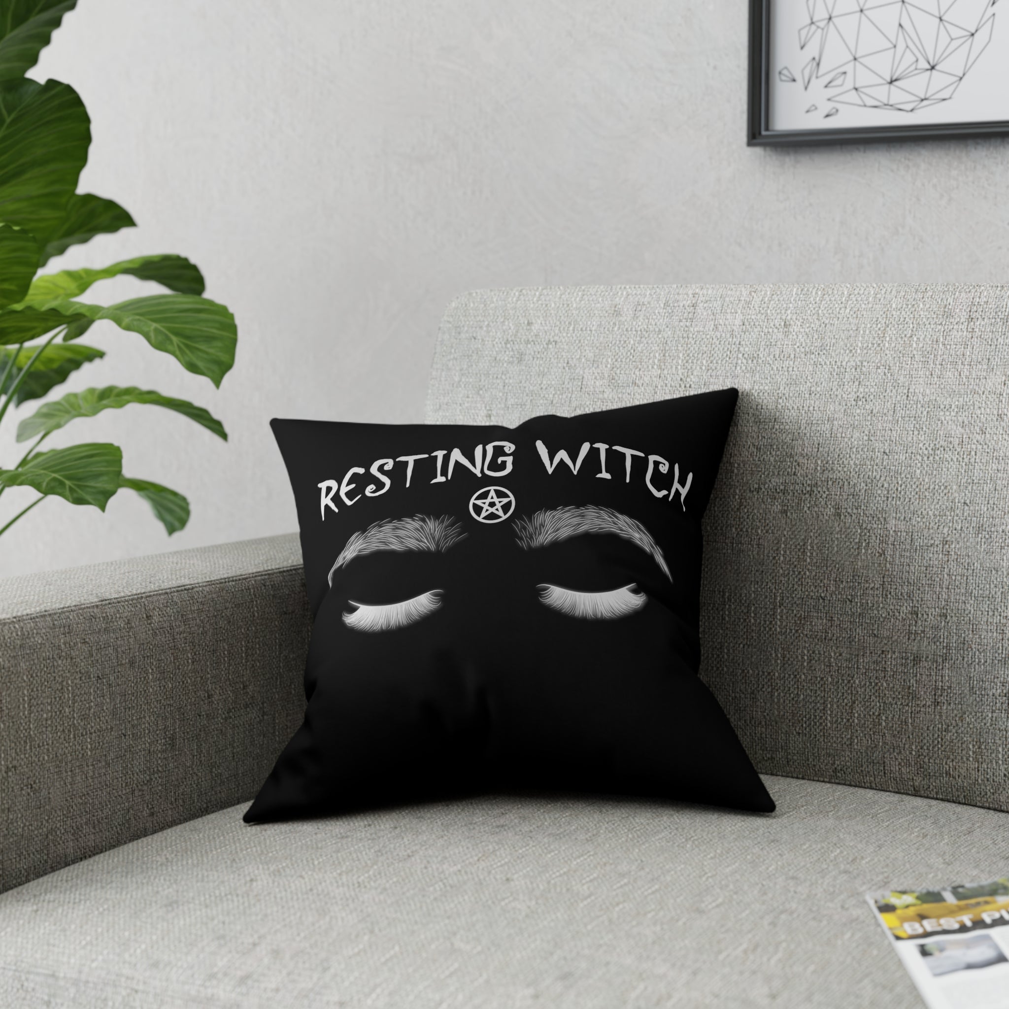 Resting Witch Pillow