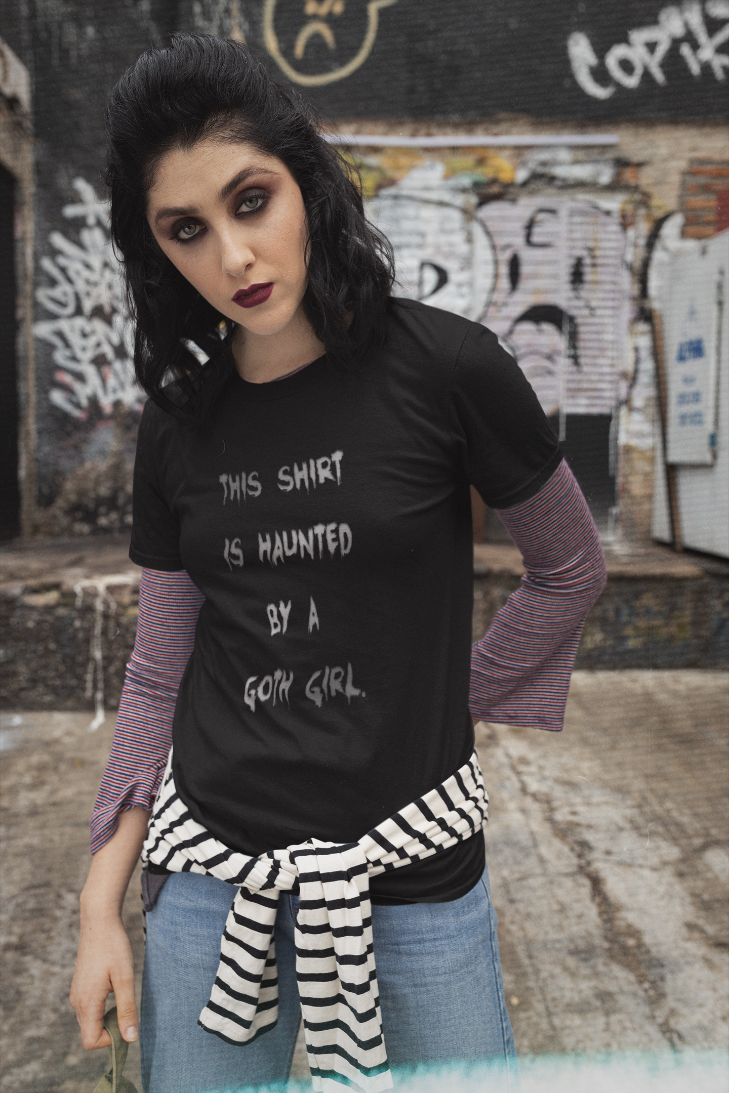 This Shirt is Haunted By a Goth Girl